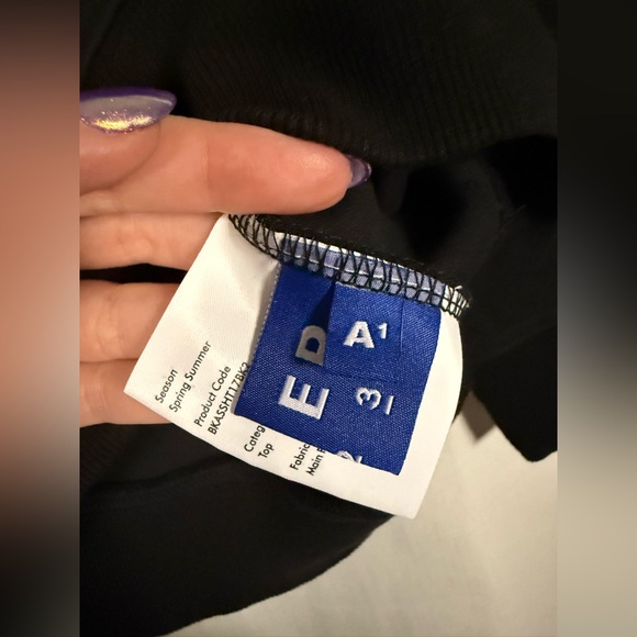 Ader Error Ghost Sweatshirt Noir Crewneck Pullover - Picture 6 of 9